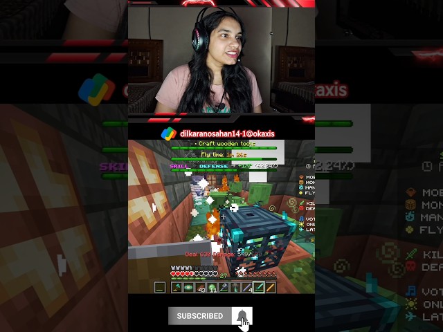 Kaun ban gya Supehero in Minecraft Game 🎮 #gaming #minecraft #game #gameplay #reaction