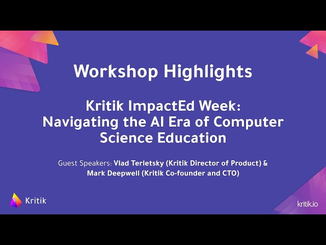 Workshop Highlight: Navigating the AI Era of Computer Science Education