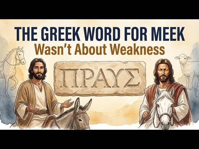 "Meek" Doesn't Mean Weak — The Greek Word Jesus Chose in the Sermon on the Mount