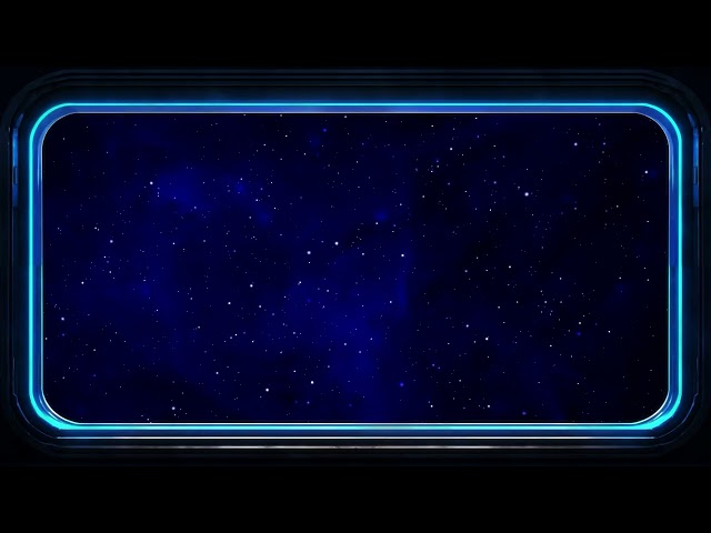 ✨ Spaceship Window | Watching The Stars Drift By | Ambient Space Music ( 10 Hours )