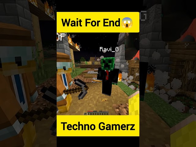 Techno Gamerz Base Attack 3 😱💯#minecraft #technogamerz #ujjwal #worldrecord #funny