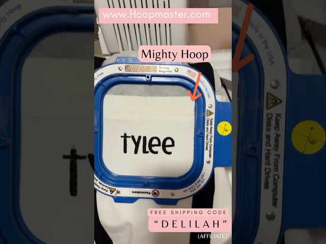 IMAGINE IF YOU ENJOYED HOOPING! MACHINE EMBROIDERY, MIGHT HOOPS! @HoopMaster-MightyHoop