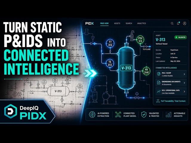 Transform Static P&IDs into Connected Intelligence | DeepIQ PIDX