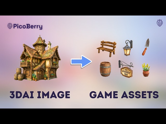Fastest Way to Make Game Assets with AI using PicoBerry AI