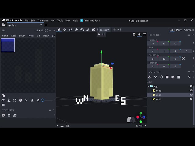 Lets create an egg in blockbench! | Blockbench Tutorial
