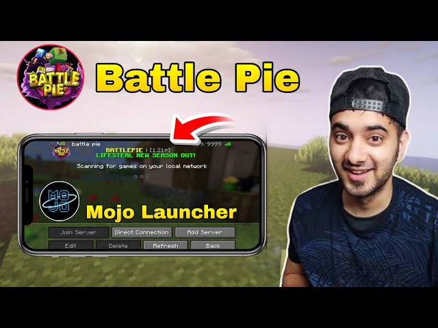 I Joined @YesSmartyPie Server With Mojo Launcher #battlepie #mojolauncher