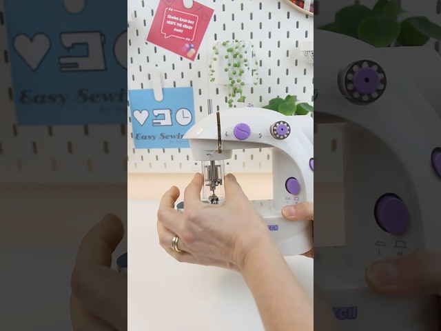 How to remove the finger guard on a mini sewing machine #minisewingmachine