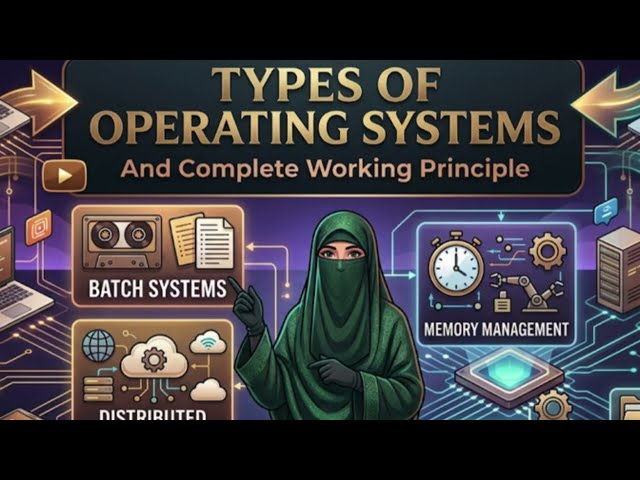 Types of Operating System Explained |Class 9 Computer Science | Edu Codepath#sindhboardteaching