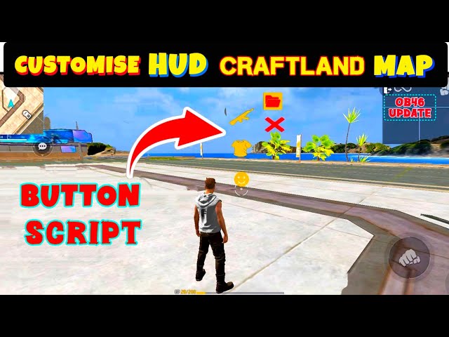 HOW TO CREATE CUSTOM HUD IN CRAFTLAND MAP | #LB2GAMER