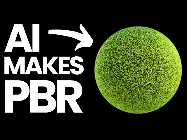 This AI Turns ANY IMAGE into a PBR Material! (Tutorial)
