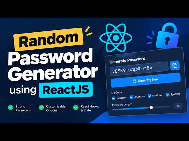 Random Password Generator using ReactJS