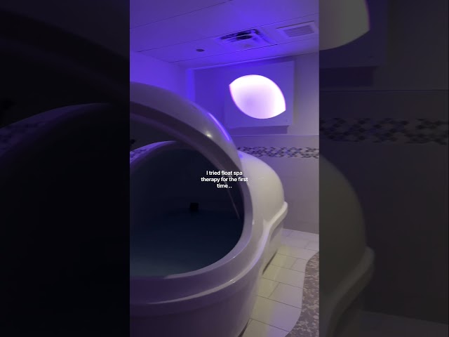I Tried Float Spa Therapy for the First Time 🧖🏽‍♀️ #shorts