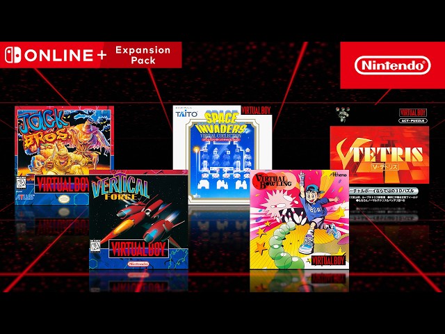 Virtual Boy – Nintendo Classics – May 2026 Game Updates