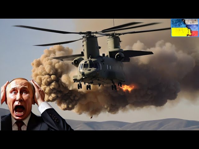 1 MINUTE AGO US F-16 Destroy 200 RUSSIAN CH-47 Chinook Helicopters
