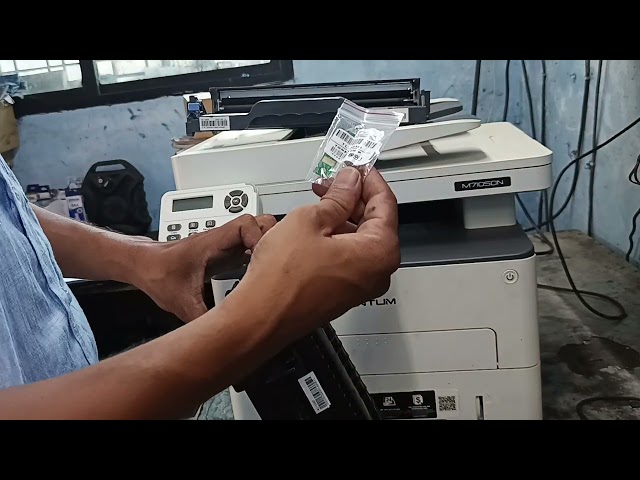 Pantum M7105DN printer toner life end 3001 error solution