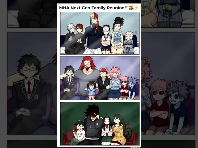 My Hero Academia Class 1-A Grown Up With Their Kids: Todoroki, Kirishima & Tokoyami Future Families!