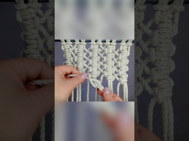 #macrametutorial #macrameknots #squareknot #diy #handmade #crafttutorial #fabric #solidpiece #panel