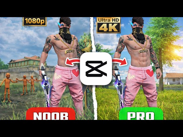 4K HDR Quality Editing  In Capcut 😱 || How To Increase Free Fire VideoQuality