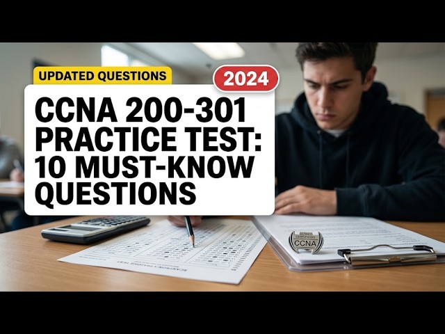 CCNA Implementing and Administering Cisco Networking Technologies 200 301 Practice Test 10 Questions