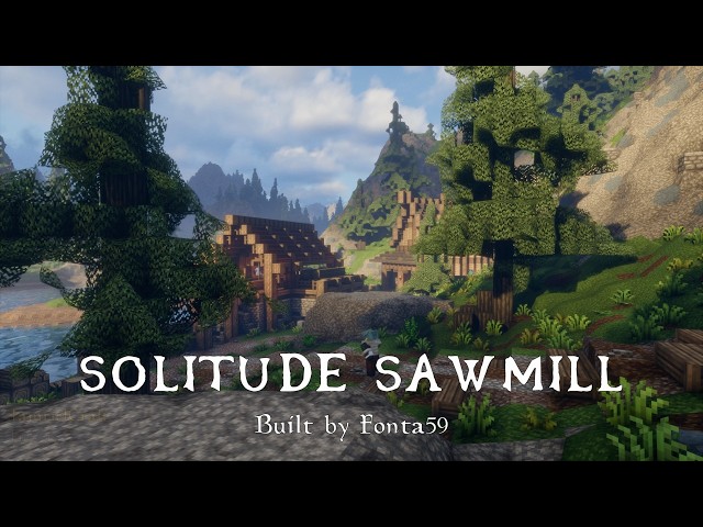 Solitude Sawmill in Minecraft - Tamrielcraft build showcase