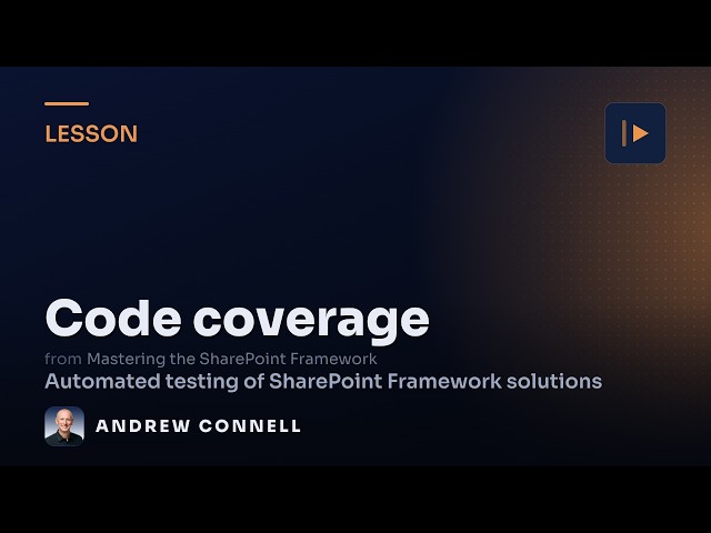 Jest Code Coverage Reports for SPFx Projects