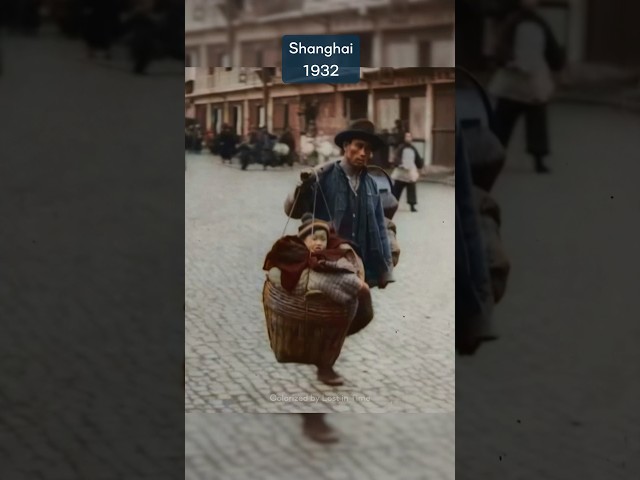 Almost 100 years ago in China in color ❤️