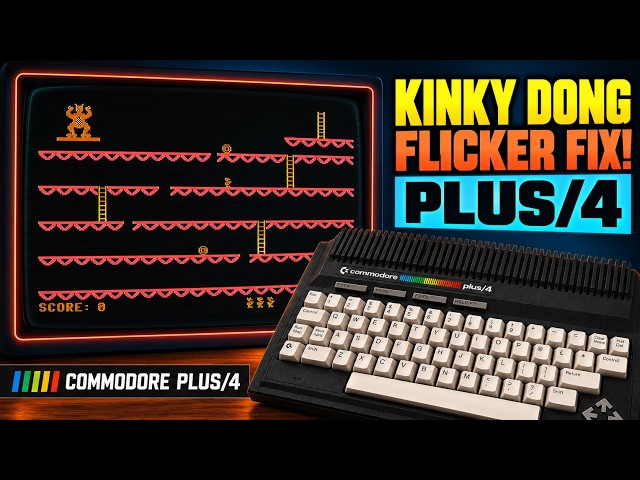Can We Fix This Flickering 'KINKEY DONG' Commodore Plus/4 BASIC Game?