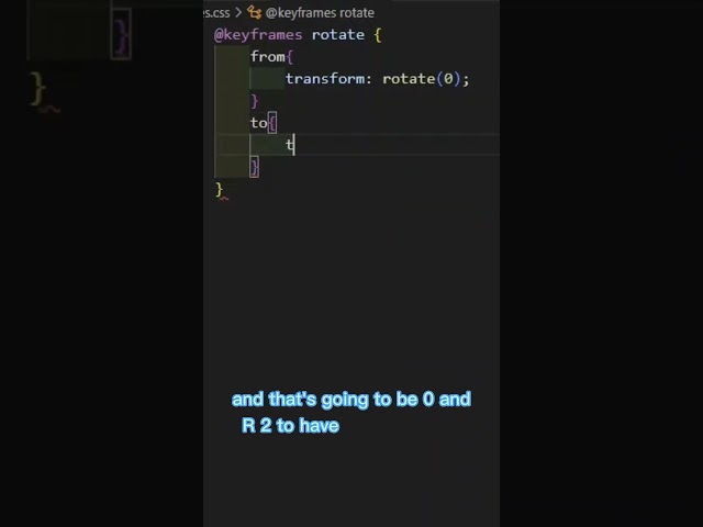 Add CSS Rotating Animation to Your HTML Elements