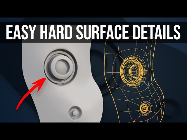 Hard Surface Detailing Made Easy : Blender Tutorial