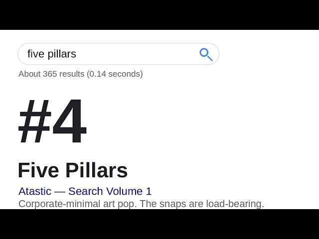 The 5 Pillars of Organic Growth: Content, Links, Tech, UX, Brand | Daily SEO Song #4