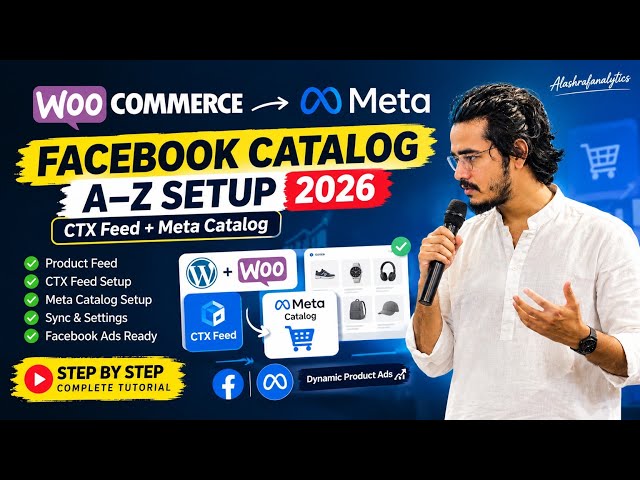 WooCommerce Facebook Catalog Setup 2026 | CTX Feed + Meta Catalog | Step-by-Step