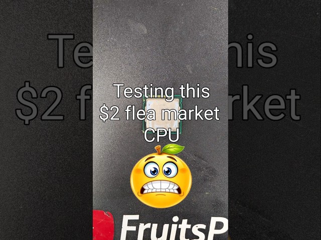 Testing this $2 flea market CPU💯🎉🔨📸🫶🏻🙏🏻😎👍🔥