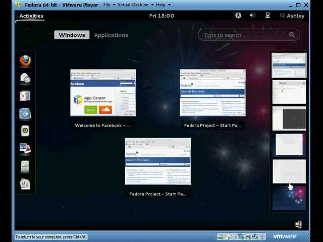 Introduction to Fedora Linux GUI