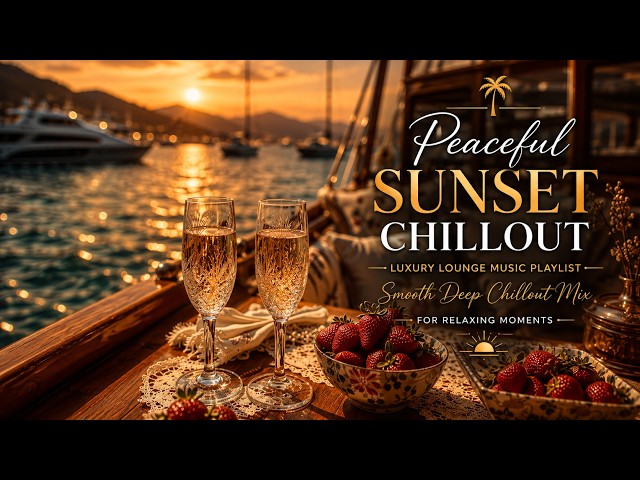 Sunset Chillout Music Luxury Lounge Mix For Deep Relaxation And Peaceful Evening Vibes At Home