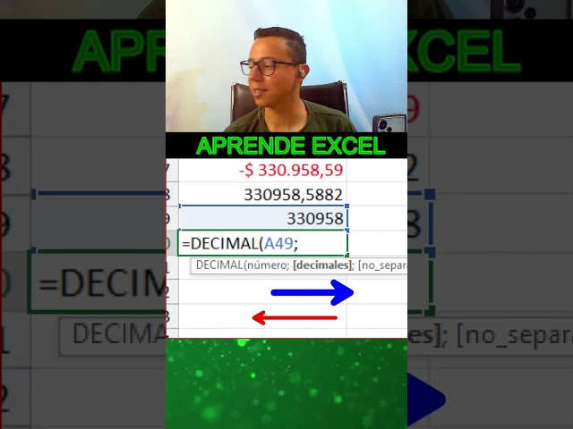 REDONDEO - El truco del -3 que nadie te enseñó 🤫 #excel #datospertubadores #edutuber