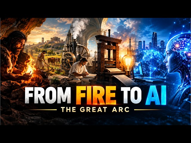 From Fire to AI: The 2 Million Year Story of Human Invention #inventions  #history #history #future