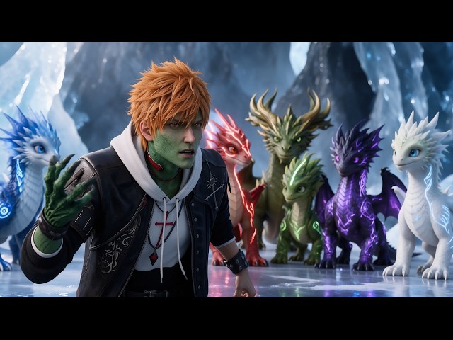 Reborn as only male green hatchling in five-color nest, magic maxed, young dragon adventure begins.