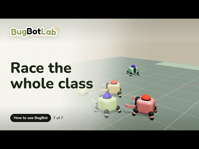 BugBot class competitions: run one on the projector