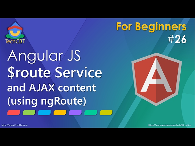 AngularJS Tutorial: $route Service and AJAX content (using ngRoute)
