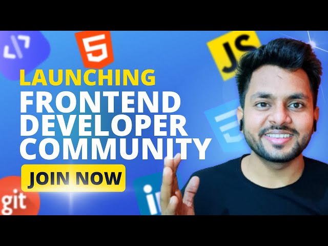 Frontend Developer Course Intro