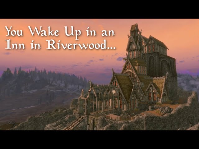 Skyrim Relaxation ASMR 🐲 Guided Visualization in Skyrim 🐲 Ear to Ear Soft Spoken