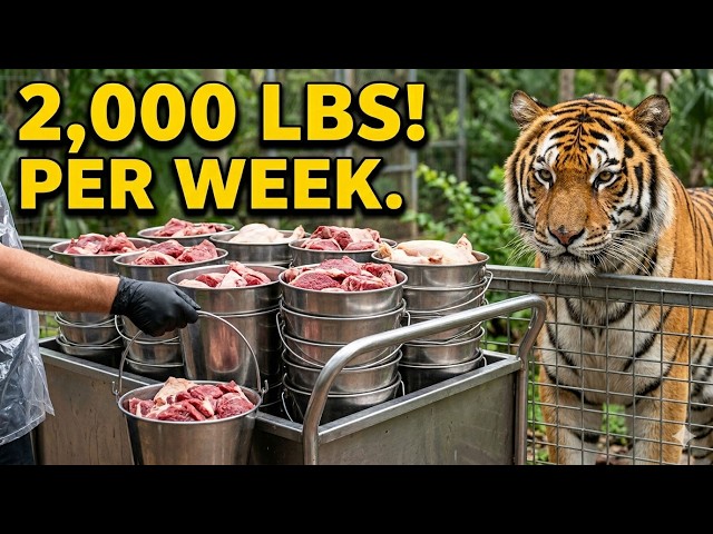 How to Feed 100 BIG CATS!