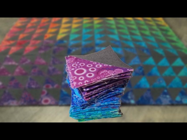 99% Don't Know This Genius Hack to Make 84 Half Square Triangles from Just 2 Fat Quarters!
