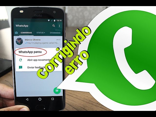 WHATSAPP HAS STOPPED WORKING - See how to SOLVE IT!