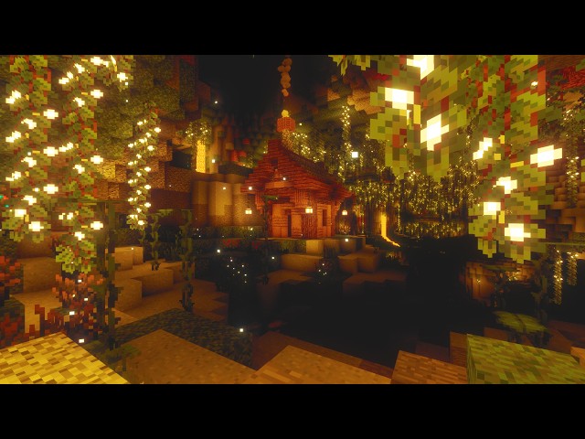 Keep trying your best, it won't be in vain... (Minecraft Music With Rain & Ambience) [4K 60FPS]