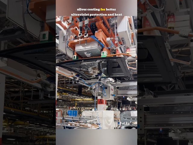How Is a Panoramic Glass Roof Installed? #Cars #CarKnowledge #CarManufacturing #automobile #cartok
