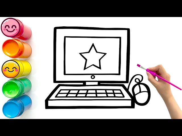 How to Draw a Computer | Easy Step-by-Step Tutorial
