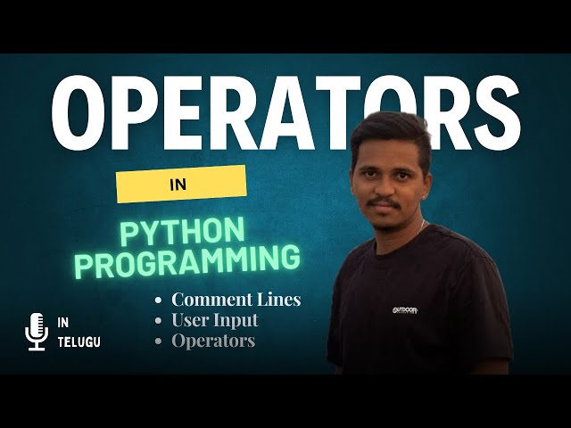 Python Operators in Telugu ❤️‍🔥✅