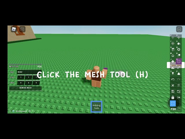 Add meshes using btools!