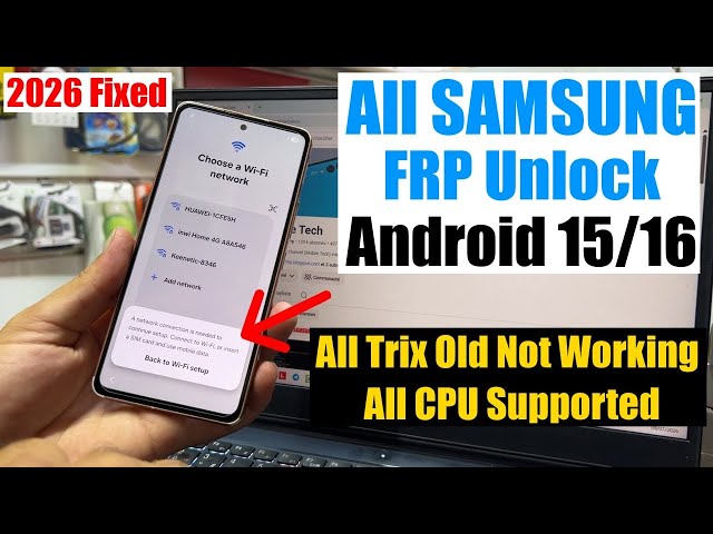 Samsung FRP bypass 2026 | Samsung FRP Tool 2026 | Samsung Remove Google Account Android 15/16